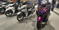 Yamaha merayakan 10 tahun Aerox di Indonesia melalui We Are AEROX Society (Sumber: Poskota/ Erwan Hartawan)