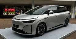 Xpeng X9 facelift diperkenalkan di Indonesia (Sumber: Poskota/ Erwan Hartawan)