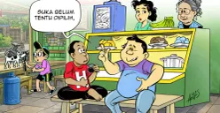Ilustrasi Obrolan Warteg, Sabtu, 27 Juni 2026. (Sumber: Poskota/Arif Setiadi)