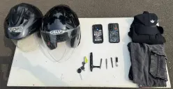 Sejumlah barang bukti kejahatan pelaku kejahatan curanmor disita Polsek Pinan. (Sumber: Istimewa)