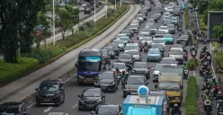 Ilustrasi kemacetan Jakarta. (Sumber: Poskota/Bilal Nugraha Ginanjar)