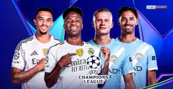 Live streaming Real Madrid vs Manchester City di Liga Champions 2025/2026. (Sumber: Vidio.com)