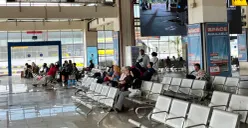 Situasi penumpang di Terminal Pulogebang Jelang Hari Raya Idulfitri 1447 Hijriyah, Rabu, 11 Maret 2026. (Sumber: Poskota/M. Tegar Jihad)