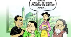 Obrolan warteg edisi hari ini, Jumat, 13 Maret 2026. (Sumber: Poskota/Arif Setiadi)