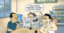 Obrolan Warteg: Bukan Zamannya Mengadu Domba, edisi Rabu, 18 Maret 2026. (Sumber: Poskota/Arif Setiadi)