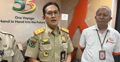 Kepala Disnakertransgi Jakarta, Syaripudin saat melakukan sidak di PT Japfa Comfeed, Jakarta Selatan. (Sumber: Poskota/M. Tegar Jihad)