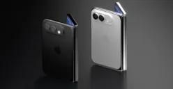 iPhone Fold diproyeksikan menjadi langkah besar Apple dalam memasuki pasar HP lipat yang selama ini didominasi oleh Samsung melalui lini Samsung Galaxy Z Fold. (Sumber: X/@appltrack)