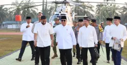 Presiden Prabowo Subianto mengunjungi  Aceh Tamiang, Aceh saat Idulfitri. (Sumber: Istimewa)