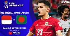 Link live streaming Timnas Indonesia vs Bangladesh FIFA ASEAN Cup 2026. (Sumber: YouTube/RANS Entertainment)