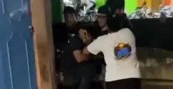 Tersangka EK alias Ompong disergap Tim Resmob saat akan melakukan aksi curanmor di Kecamatan Ciruas. (Sumber: Satreskrim Polres Serang)