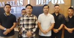 Karutan Kelas 1 Depok, Bogie Nurseto bersama petugas Rutan Depok memberikan klarifikasi terkait informasi viral di media sosial. (Sumber: Istimewa)