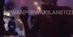 Tangkapan layar video viral pesta narkoba di Rutan Kelas 1 Depok. (Sumber: Instagram/@dewanperwakilannetizen)