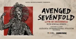 konser Oktober 2026 di Indonesia menghadirkan NCT 127, Avenged Sevenfold, BABYMONSTER, LANY hingga sejumlah musisi lokal. (Sumber: Avanged Sevenfold)