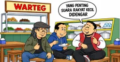 Ilustrasi Obrolan Warteg, Rabu, 7 Oktober 2026. (Sumber: Poskota/Arif Setiadi)