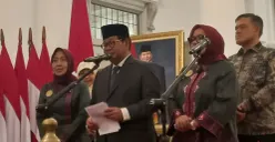 Gubernur Jakarta, Pramono Anung di hadapan awak media di Balai Kota Jakarta, Gambir, Jakarta Pusat, Rabu, 7 Oktober 2026. (Sumber: Poskota/Syifa Putri)