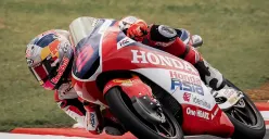 Veda Ega Pratama bersiap tampil dalam ajang Moto3 Mandalika 2026 di Sirkuit Mandalika. (Sumber: Instagram/@veda_54)