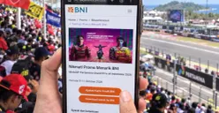 Promo BNI di MotoGP Mandalika 2026. (Sumber: BNI)