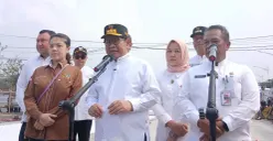 Gubernur Jakarta, Pramono Anung meninjau pembangunan Jalan Kelapa Gading, Jumat, 9 Oktober 2026. (Sumber: Poskota/Syifa Putri)