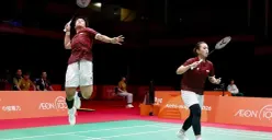 Pebulutangkis Indonesia Febriana Dwipuji Kusuma/Meilysa Trias Puspita akan bermain di babak 32 besar Denmark Open 2026. (Sumber: Instagram/@badminton.ina)
