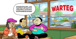 Ilustrasi Obrolan Warteg, Selasa, 13 Oktober 2026. (Sumber: Poskota/Arif Setiadi)