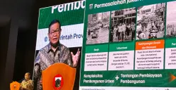 Kuliah umum Gubernur Jakarta, Pramono Anung di Universitas Ciputra Jakarta, Kamis, 15 Oktober 2026. (Sumber: Poskota/Syifa Putri)