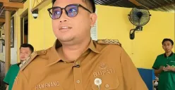 Komisi Pemberantasan Korupsi (KPK) menetapkan tersangka Bupati Klaten Hamenang Wajar Ismoyo dalam operasi tangkap tangan (OTT). (Sumber: Instagram/@hamenang)