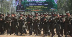Polisi Khusus Kehutanan mencapai 70.000 personel dikerahkan untuk memperkuat pencegahan karhutla di Indonesia. (Sumber: Dok. Polri)