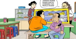 Obrolan warteg edisi hari ini, Jumat, 16 Oktober 2026. (Sumber: Poskota/Arif Setiadi)