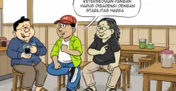 Ilustrasi Obrolan Warteg, Sabtu, 17 Oktober 2026. (Sumber: Poskota/Arif Setiadi)