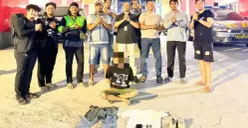 Polisi meringkus pelaku pencurian minimarket di Pancoran Mas, Depok dan menyita barang bukti hasil kejahatannya. (Sumber: Polres Metro Depok)