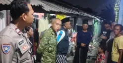 Polisi bersama dengan orang tua korban melakukan cek tkp. (Sumber: Polsek Bojonggede)