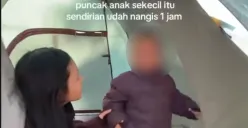 Video balita menangis sendirian di dalam tenda saat orang tuanya melakukan summit Gunung Prau menjadi sorotan warganet. Sang ayah kemudian menyampaikan permintaan maaf dan klarifikasi melalui akun Ranger Prau. (Sumber: Instagram)