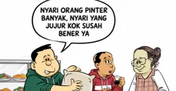 Ilustrasi Obrolan Warteg, Senin, 19 Oktober 2026. (Sumber: Poskota/Arif Setiadi)