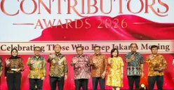 Ketua DPRD DKI Jakarta Suhud Alynudin saat menghadiri Jakarta Contributors Awards 2026, Jakarta Selatan., Kamis (15/10) (Sumber: ddjp)