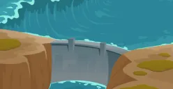 Ilustrasi tanggul jebol. (Sumber: Magnific)