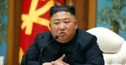 Rumor mengenai pemimpin tertinggi Korea Utara, Kim Jong Un meninggal dunia viral di media sosial. (Sumber: KCNA via NK News)