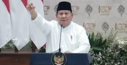 Presiden Prabowo Subianto menyampaikan apresiasi kepada jajaran Kabinet Merah Putih dalam Sidang Kabinet Paripurna di Istana Merdeka, Jakarta, pada 21 Oktober 2026. (Sumber: Gerindra)
