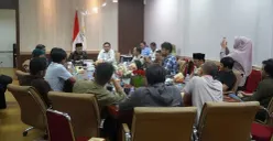 Silaturahmi DPD RI bersama media di Kantor Perwakilan DPD Provinsi Sulawesi Selatan, Makassar, Selasa, 20 Oktober 2026. (Sumber: Dok. Istimewa)