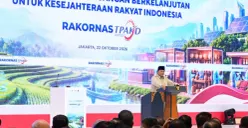 Presiden Prabowo Subianto, saat memberikan arahan di pembukaan Rapat Koordinasi Nasional Tim Percepatan Akses Keuangan Daerah (Rakornas TPAKD) 2026 di Jakarta, (22/10). (Sumber: PLN UID Jakarta Raya)