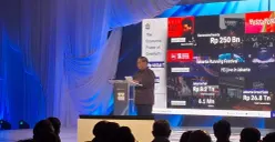 Gubernur DKI Jakarta, Pramono Anung saat memberikan sambutan dalam acara World Conference on Creative Economy (WCCE) 2026, Jakarta Pusat, Jumat, 23 Oktober 2026. (Sumber: Poskota/Syifa)