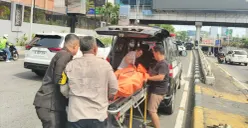 Kecelakaan tunggal sepeda motor Honda Beat menewaskan pemuda di Jalan Metro Pondok Indah, depan PIM 2, Kebayoran Lama, Jakarta Selatan, Senin, 26 Oktober 2026, pag WIB. (Sumber: Dok. Istimewa)