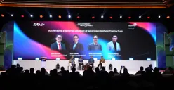 VP Sales & Marketing NeutraDC, Erik Orbandi menjadi panelis dalam sesi Sovereign Technology & National Compute pada Sovereign Tech Summit 2026, bagian dari rangkaian BTW 2026 di Denpasar, Bali, Kamis, 22 Oktober 2026. (Sumber: Dok. Telkom)