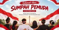 Link twibbon Hari Sumpah Pemuda 2026. (Sumber: AI Generated)