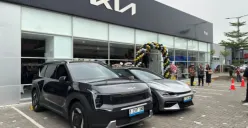 Kia Sales Indonesia meresmikan Kia Puri di Jakarta Barat dengan layanan penjualan, servis, dan suku cadang resmi. (Sumber: Poskota/Aldi Harlanda Irawan)