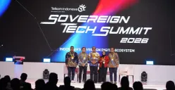 Chief of Product Telin Azmal Yahya memberikan paparannya dalam sesi diskusi pada agenda Bali Tech Week (BTW) 2026. (Sumber: Telkom)