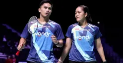 Pasangan pebulutangkis ganda campuran Indonesia, Amri Syahnawi/Nita Violina Marwah akan berlaga di babak 16 besar Hylo Open 2026. (Sumber: Instagram/@badminton.ina)