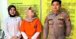 Tersangka JW di rutan Polda Banten dalam kasus dugaan penipuan dengan arisan bodong. (Sumber: Polda Banten)