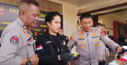 Polres Cimahi melaksanakan ungkap kasus peredaran narkotika di Mako Polres Cimahi, Jalan Amir Machmud, Selasa, 1 September 2026. (Sumber: Poskota/Gatot Poedji Utomo)