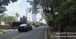 Titik lokasi Jalan Raya Muchtar Bojongsari Lama, Kecamatan Bojongsari, Kota Depok, minim penerangan jalan saat malam hari dan kerap terjadi kecelakaan. (Sumber: Polsek Bojongsari)