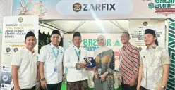 BUMA memperkenalkan ZARFIX Marketplace, platform teknologi karya anak bangsa yang mengintegrasikan AI dan blockchain. (Sumber: Dok. Istimewa)